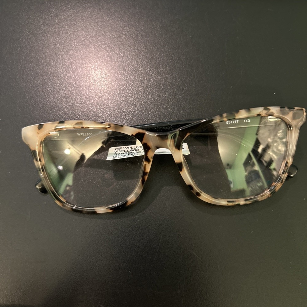 Walmart WPLL800 Taupe Tortoise 726 Eyeglasses Frames 53-17-140 NWT